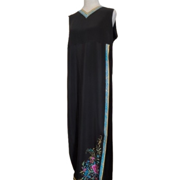 Diane Gilman Black Silk Garment - Picture 5 of 9